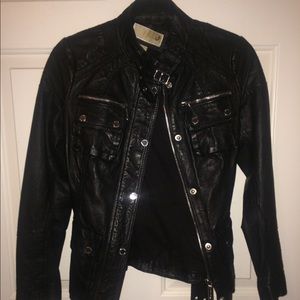 Michael KORS Womens Leather Jacket